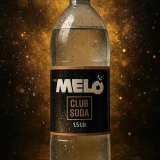Le Melo 1.5 litre Club Soda bottle